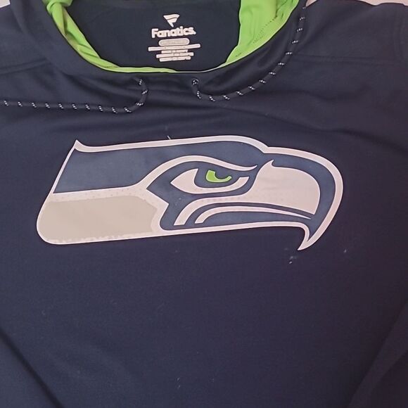 Seattle Seahawks Fanatics On The Ball Pullover Hoodie - College Navy sz 2xl - Picture 2 of 14